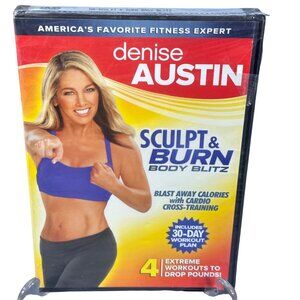 Lionsgate Denise Austin Sculpt & Burn Body Blitz DVD New